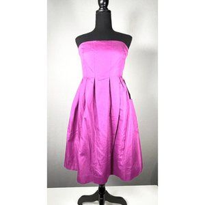 J Crew Purple Strapless Dress
